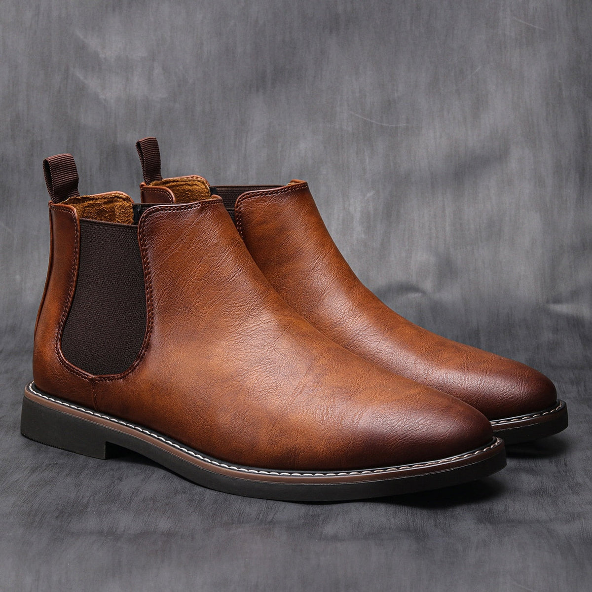 Herren Chelsea Boots mit Elastischen Seiteneinsätzen