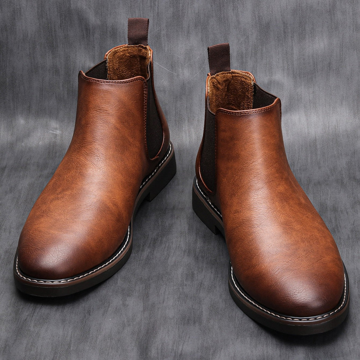 Herren Chelsea Boots mit Elastischen Seiteneinsätzen