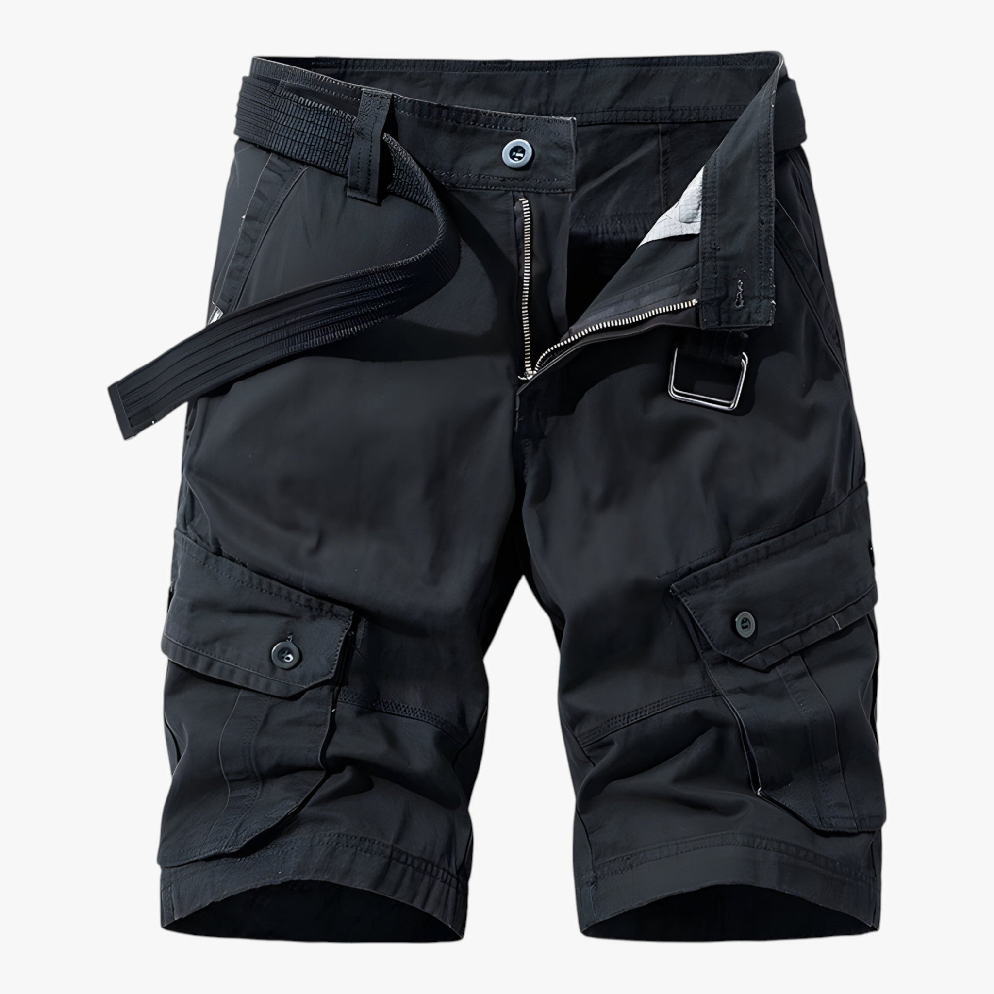 Herren Atmungsaktive Cargo Shorts Mit Taschen 4