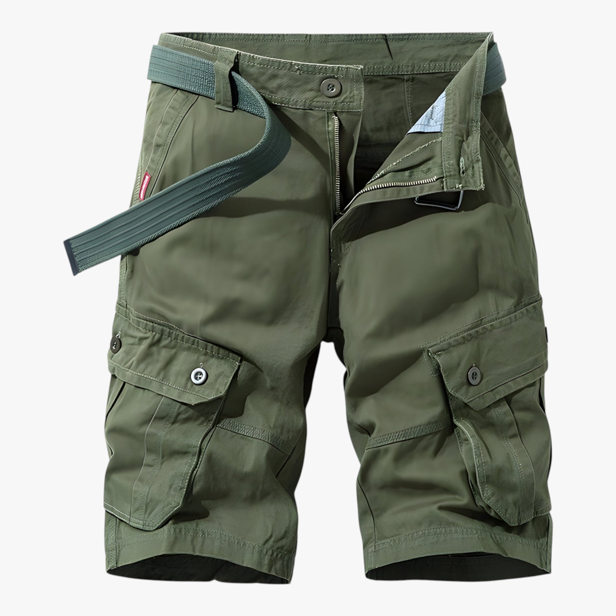 Herren Atmungsaktive Cargo Shorts Mit Taschen 6