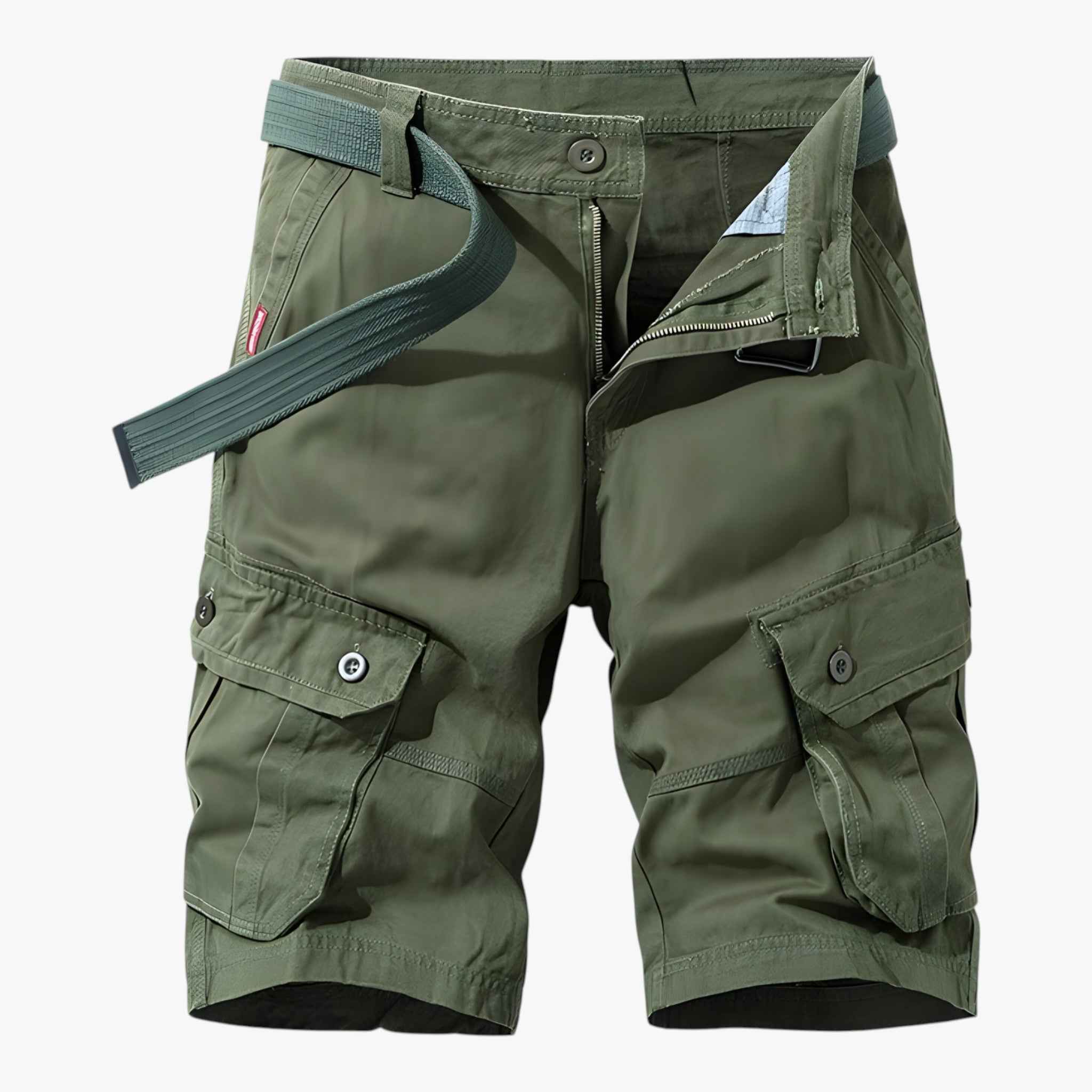 Herren Atmungsaktive Cargo Shorts Mit Taschen