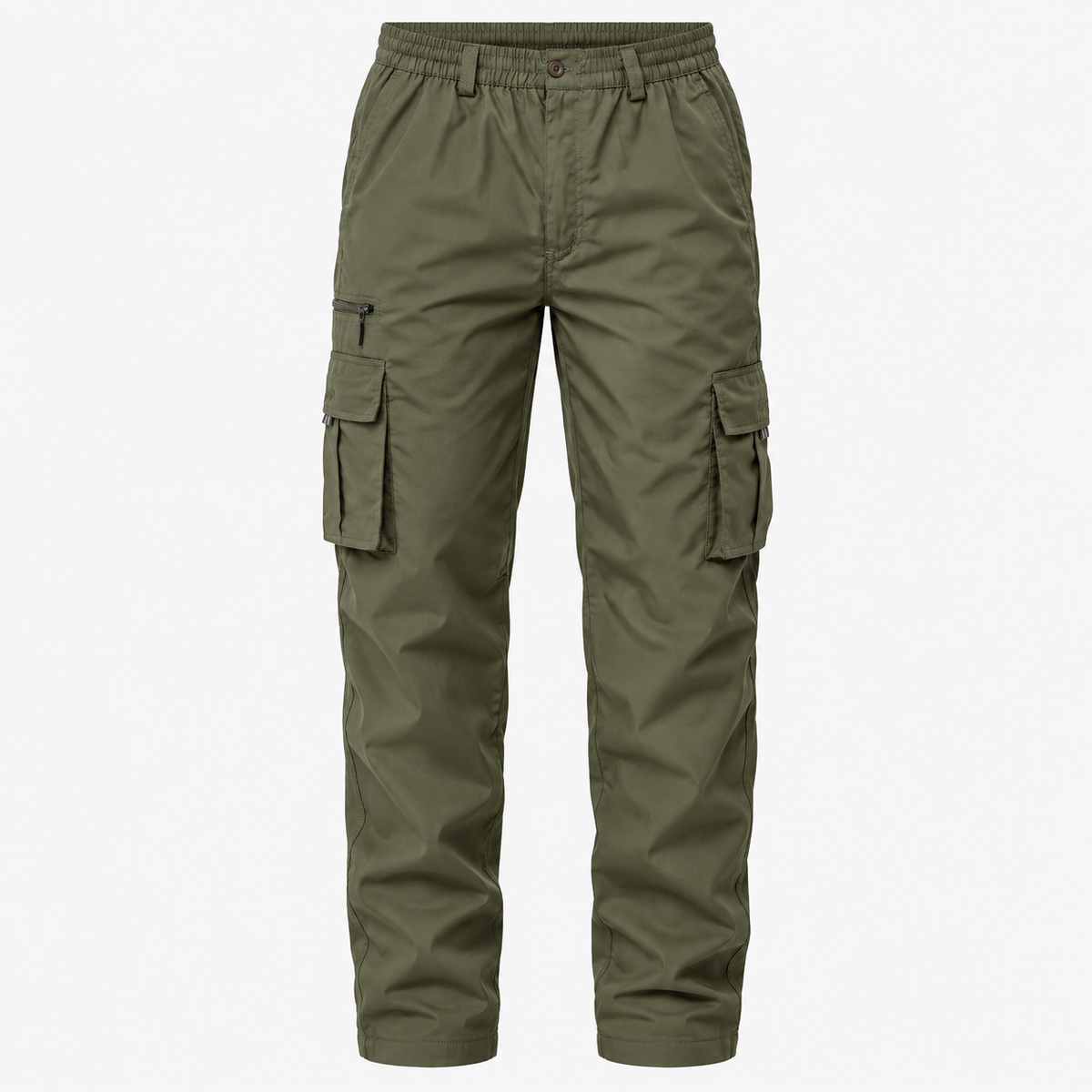 Pantaloni cargo da uomo in cotone - robusti, comodi, con tasche di sicurezza