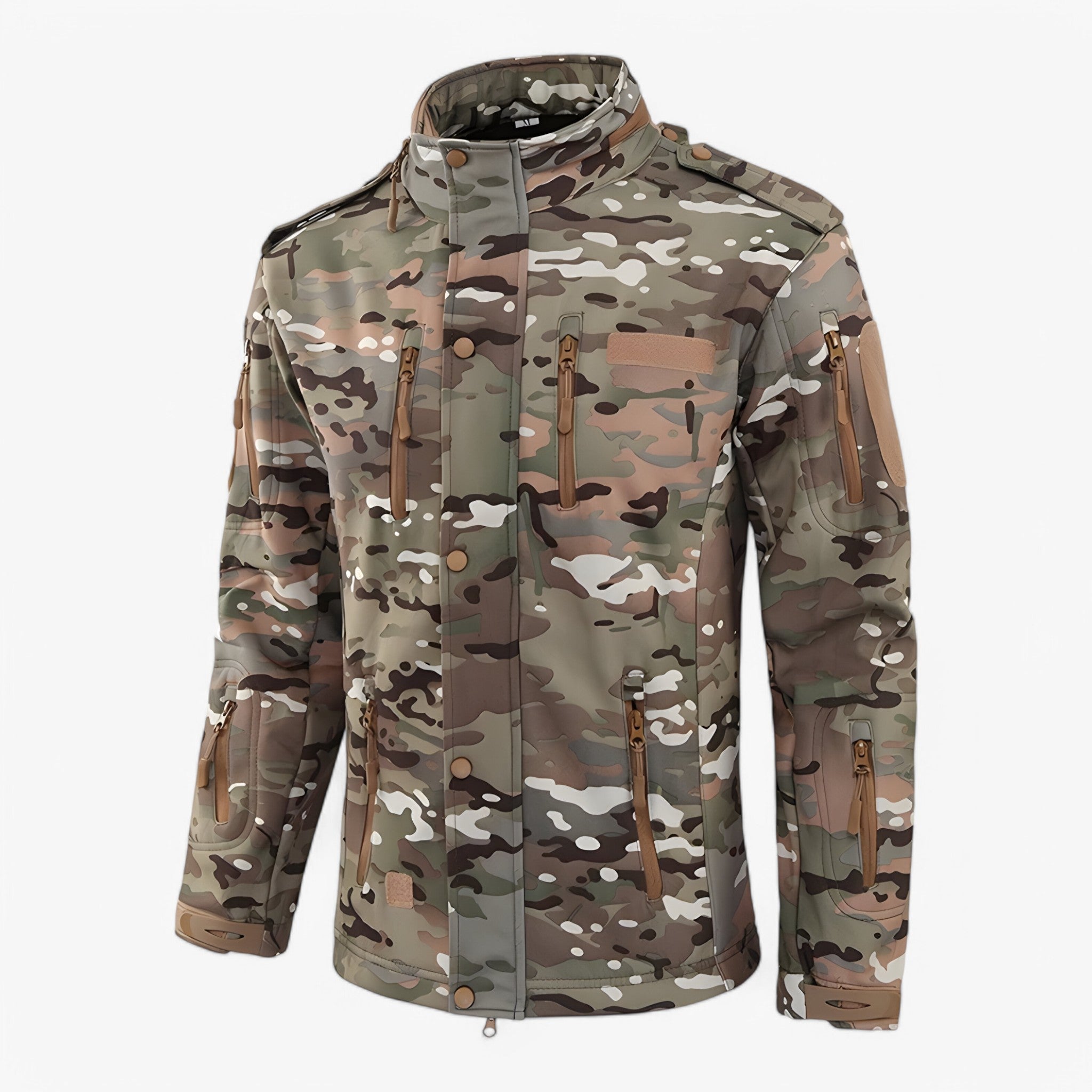 Herren Fleecejacke mit Kapuze 2