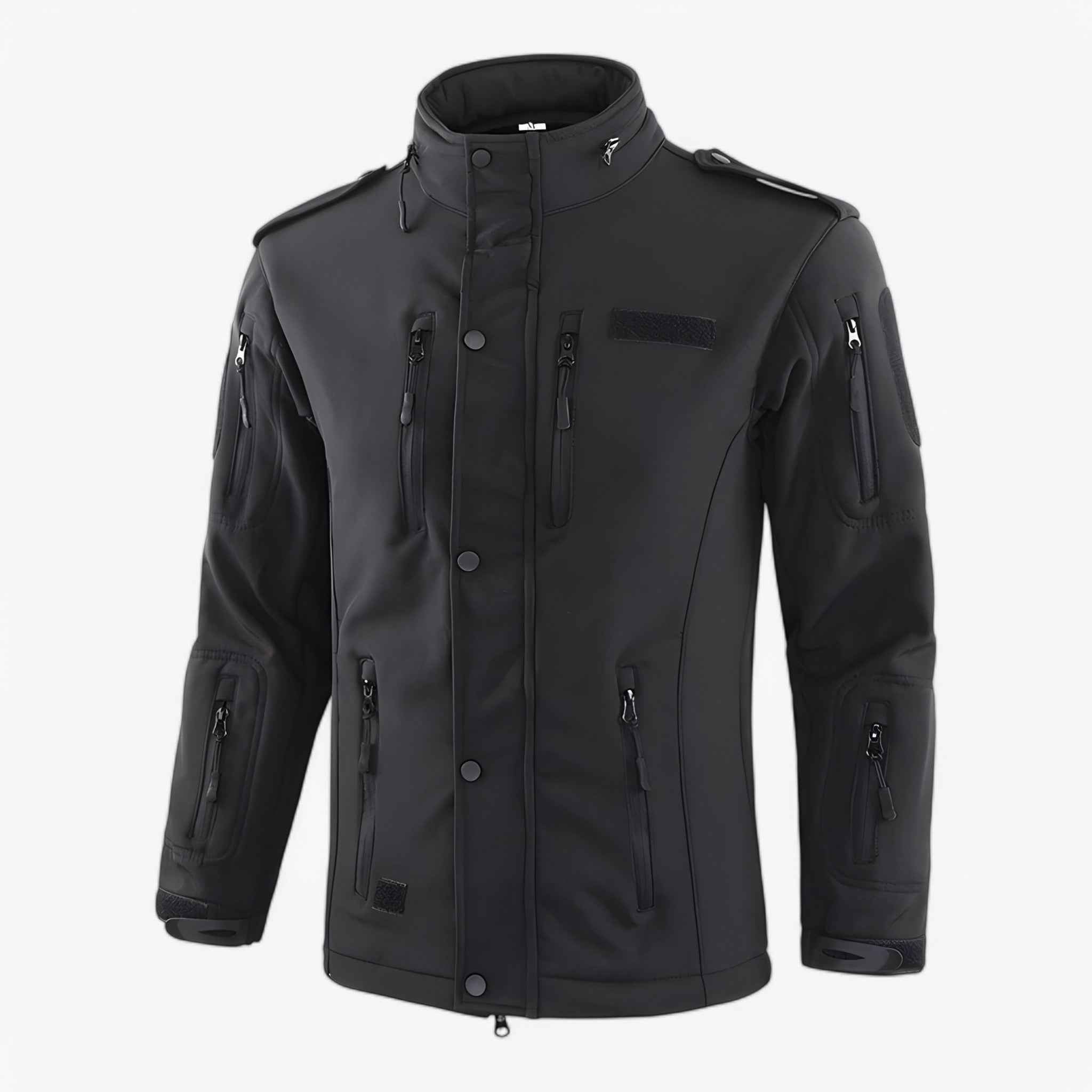Herren Fleecejacke mit Kapuze