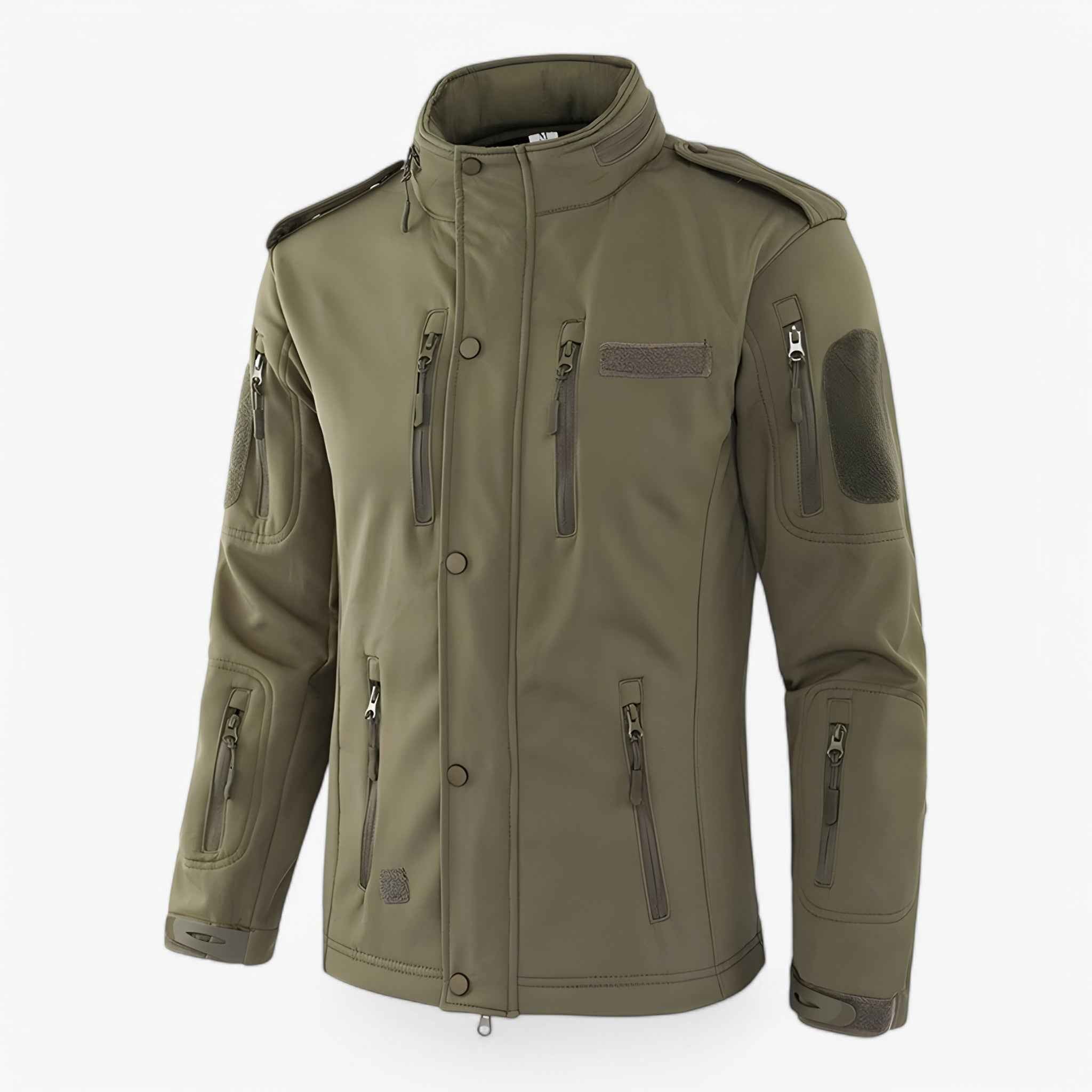 Herren Fleecejacke mit Kapuze