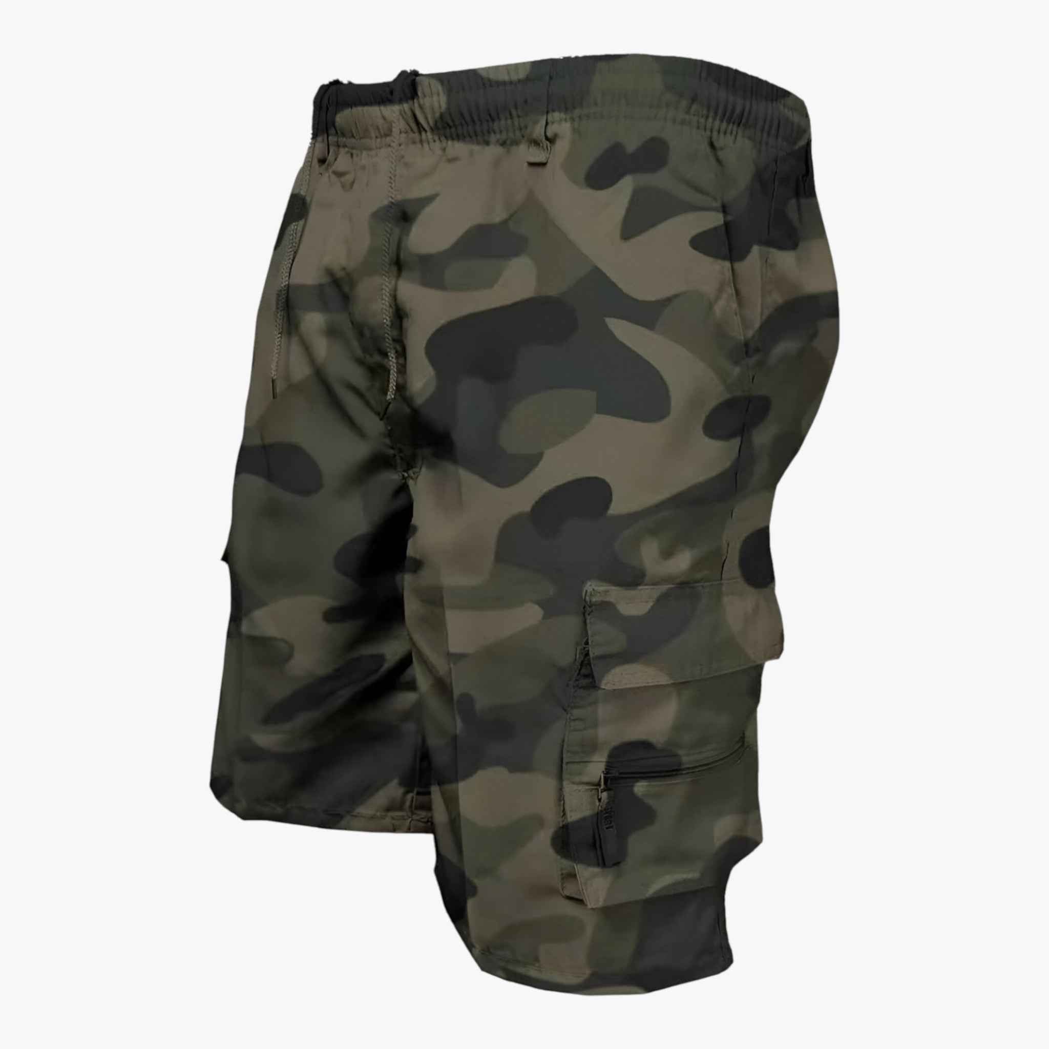 Herren Lässige Kamouflage Cargo Shorts