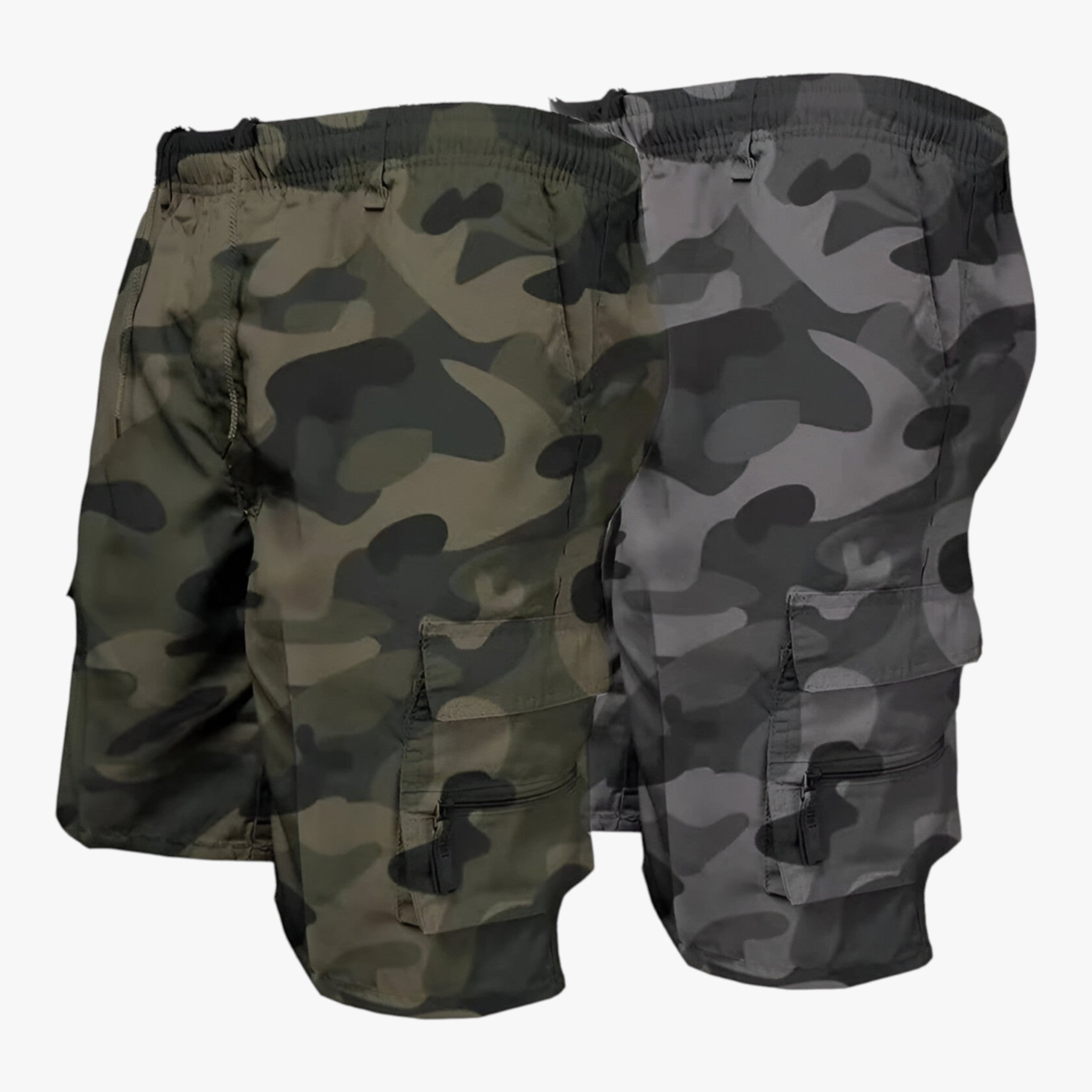 Herren Lässige Kamouflage Cargo Shorts 8