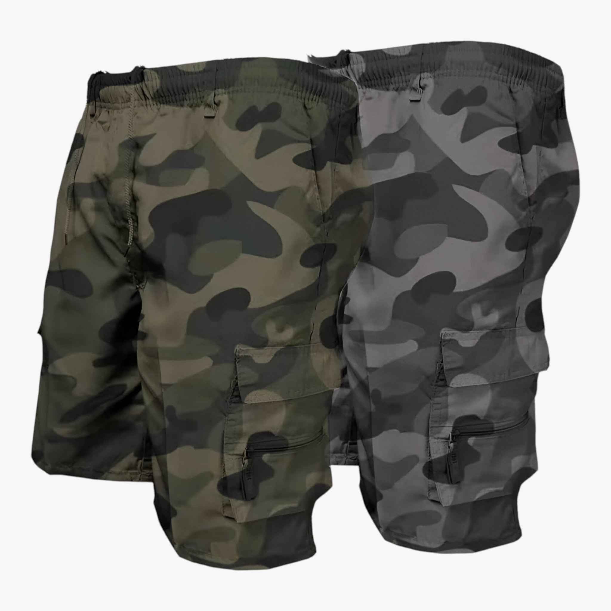 Herren Lässige Kamouflage Cargo Shorts