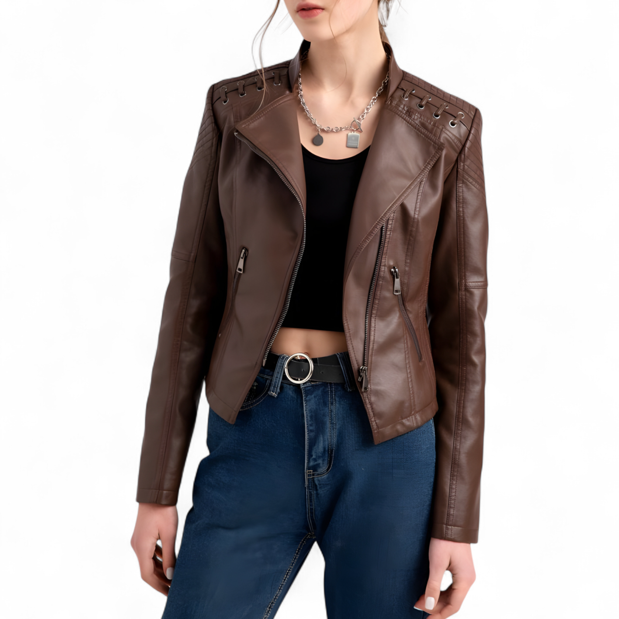 Abileth | Lässige Lederjacke für Abenteuer