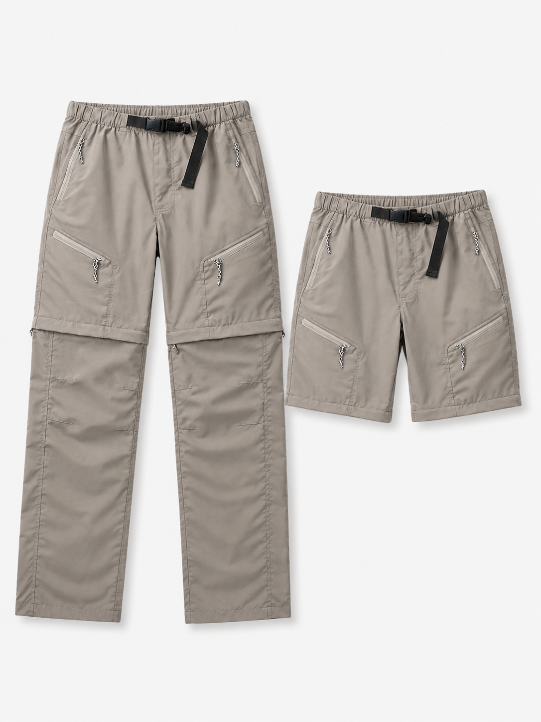 Herren Schnelltrocknende Outdoor-Hose mit Abnehmbaren Beinen