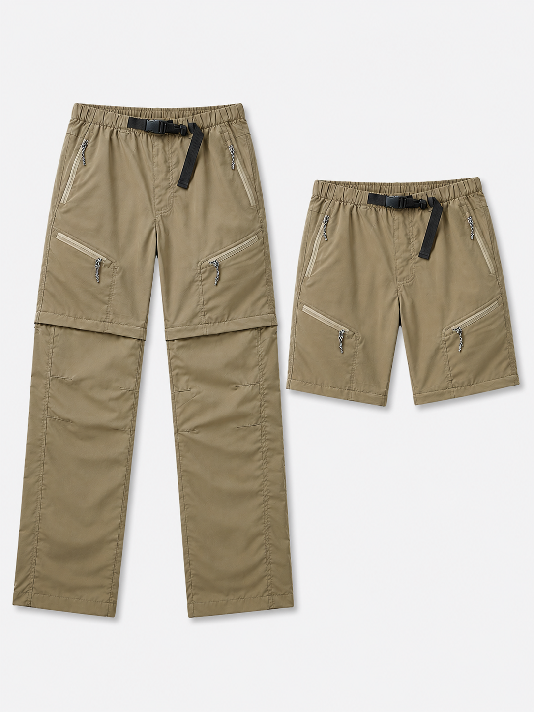 Herren Schnelltrocknende Outdoor-Hose mit Abnehmbaren Beinen