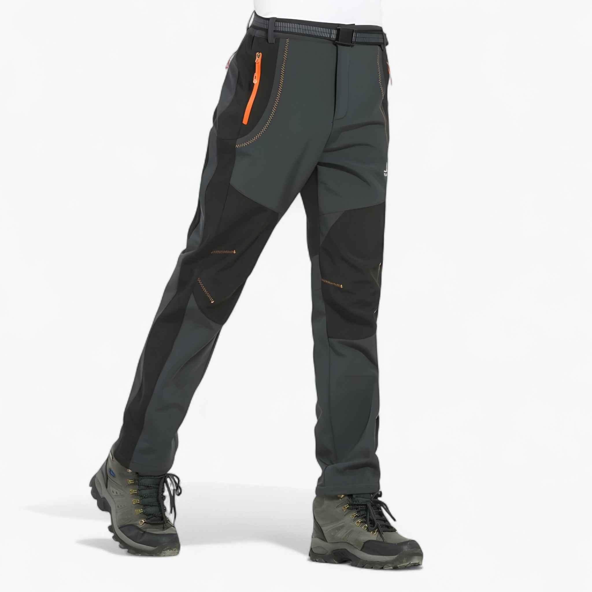 Herren Wasserabweisende Fleece Wanderhose