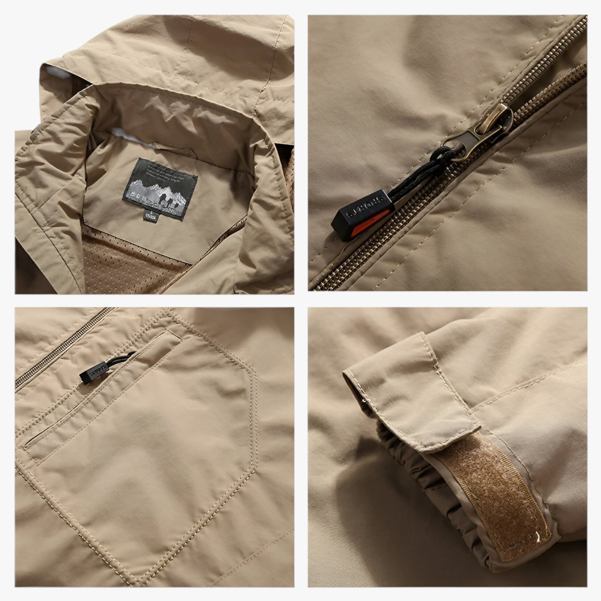 Herren Wasserdichte Atmungsaktive Outdoorjacke 6