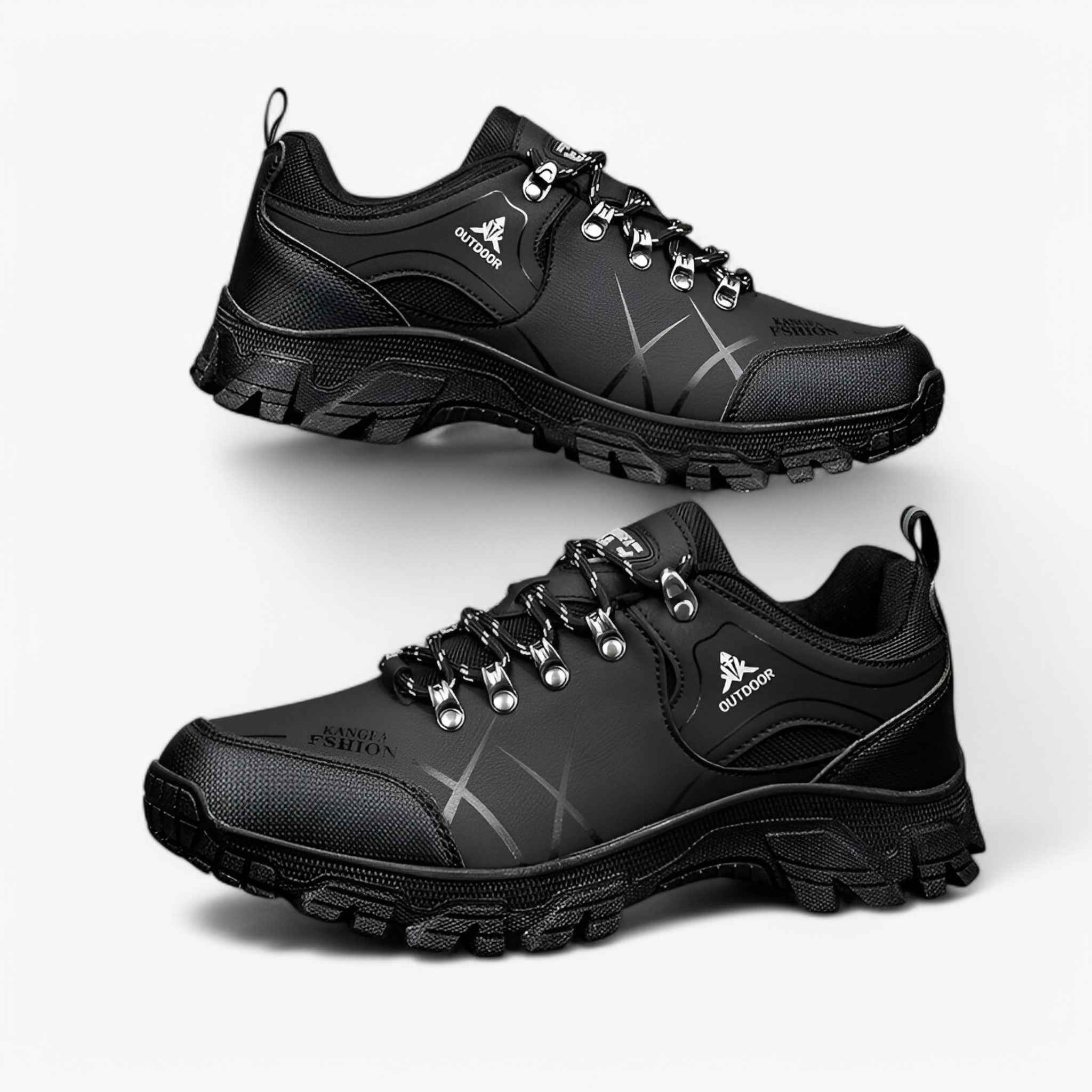 Herren Wasserdichte Wanderschuhe mit Grip 7