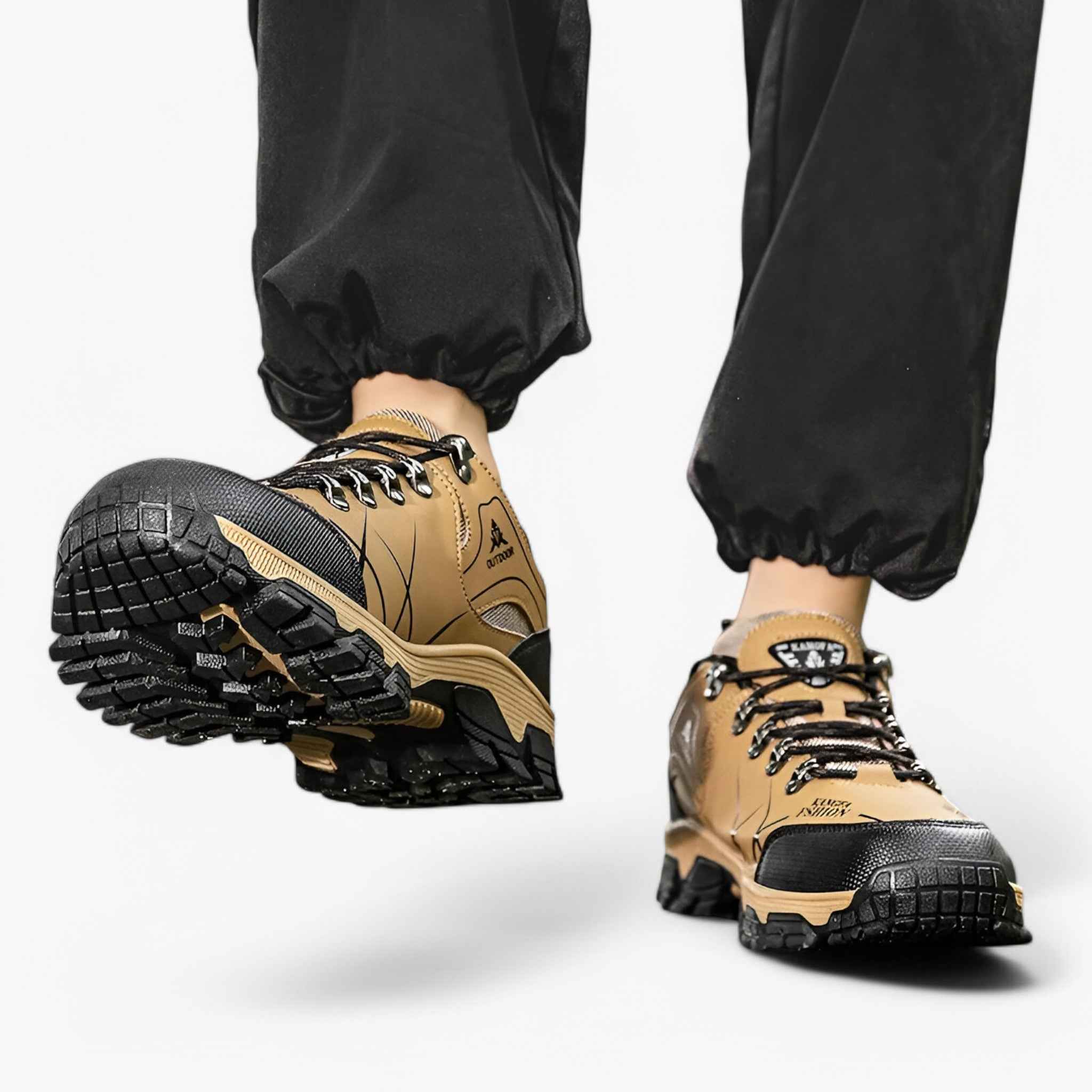 Herren Wasserdichte Wanderschuhe mit Grip 8
