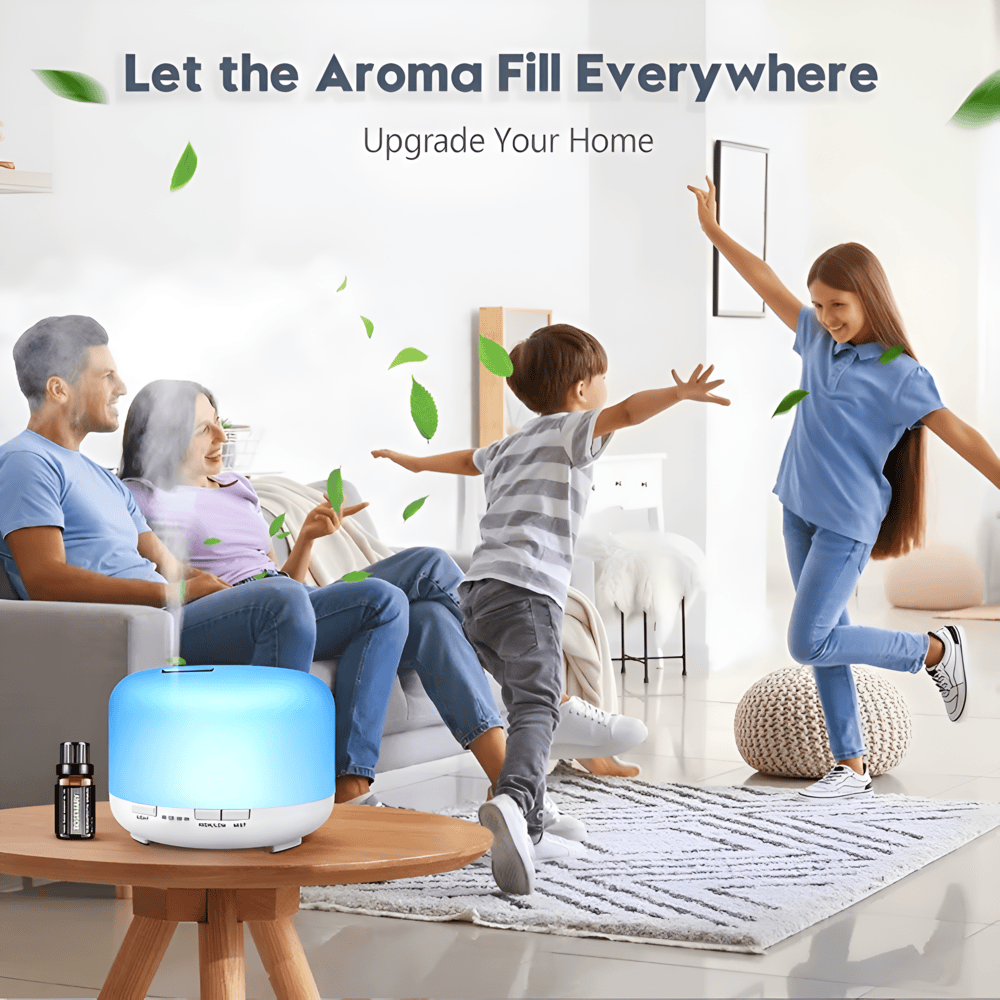 Lyrae - Smarter LED-Aroma-Diffusor mit Bluetooth-Lautsprecher und Luftbefeuchter für eine angenehme, entspannte Atmosphäre