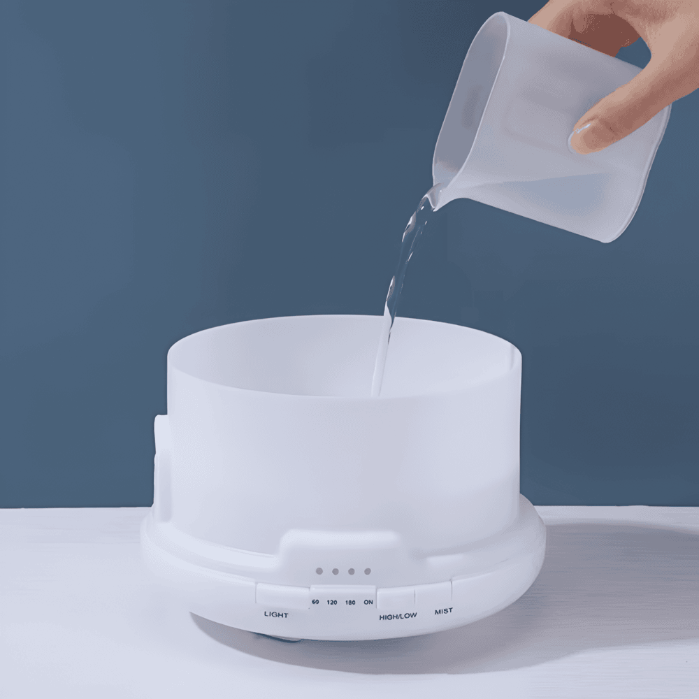 Lyrae - Smarter LED-Aroma-Diffusor mit Bluetooth-Lautsprecher und Luftbefeuchter für eine angenehme, entspannte Atmosphäre