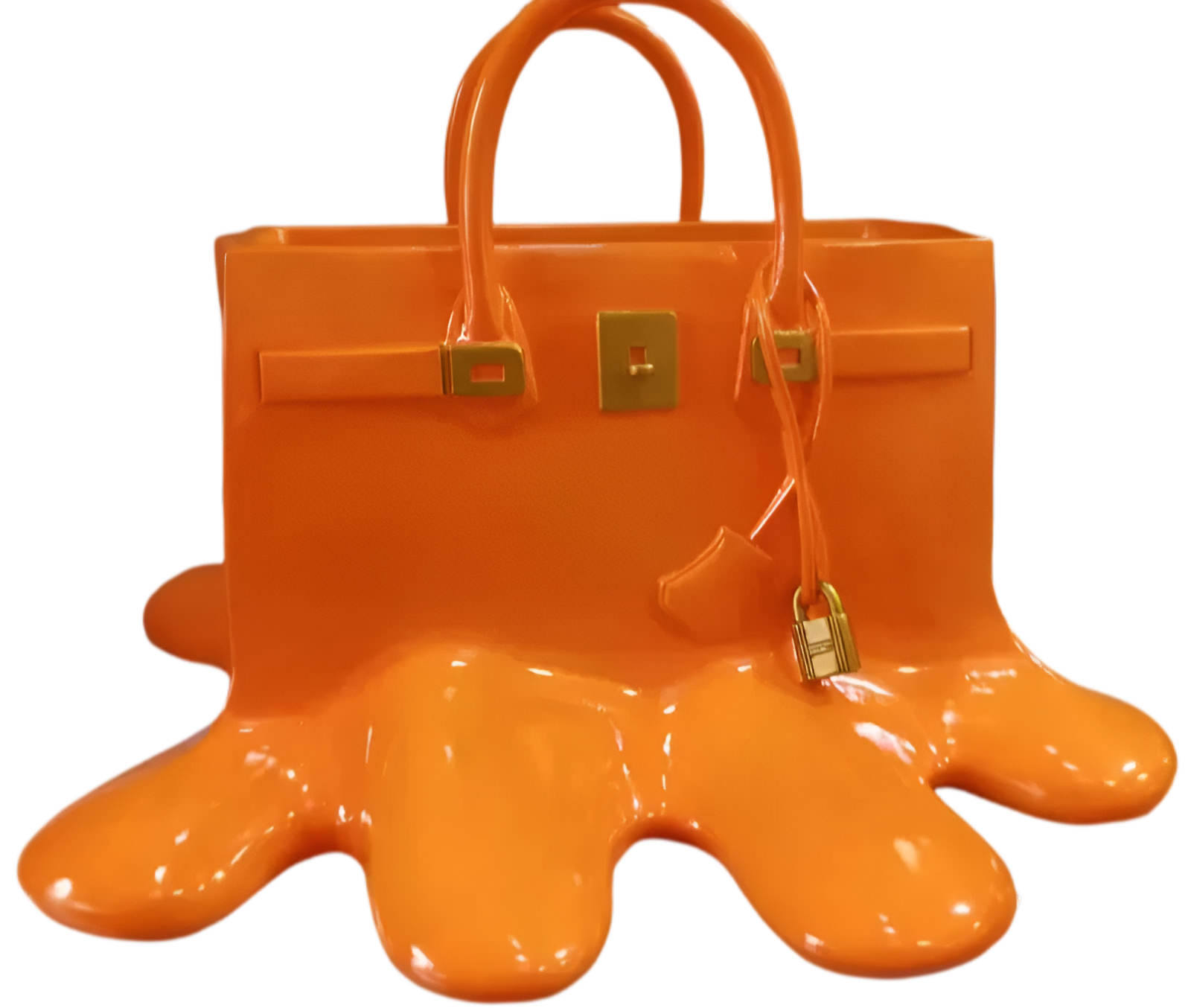 Melantha - Elegante Kunstharzvase mit Griffloch für einen stilvollen Look