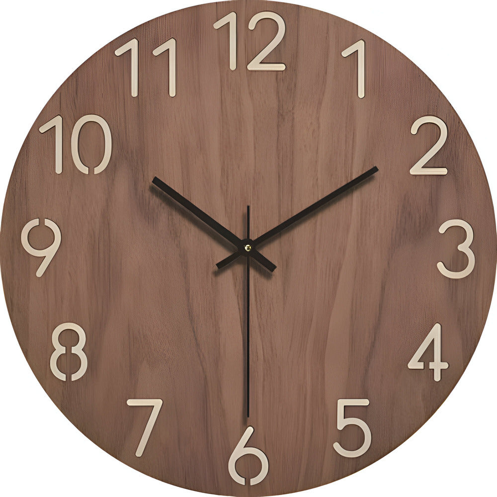 Arista - Elegante minimalistischer Holzwanduhren für ein modernes Ambiente