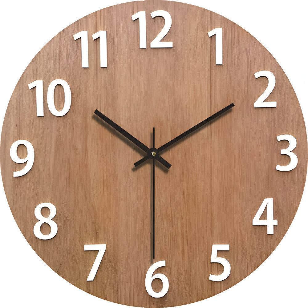 Arista - Elegante minimalistischer Holzwanduhren für ein modernes Ambiente