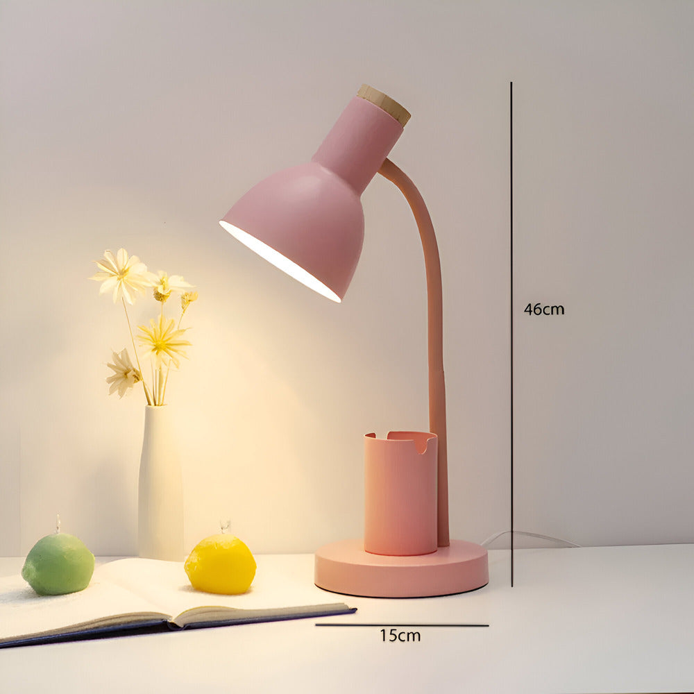 Cressida - Moderne LED-Tischlampe mit praktischem Stiftehalter für stilvolle und funktionale Beleuchtung