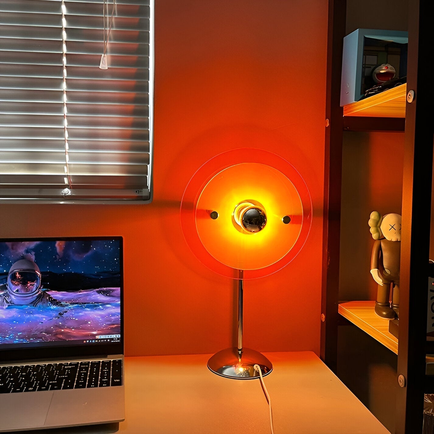 Sylinaea - Vintage Stilvolle LED Tischlampe mit Retro-Design