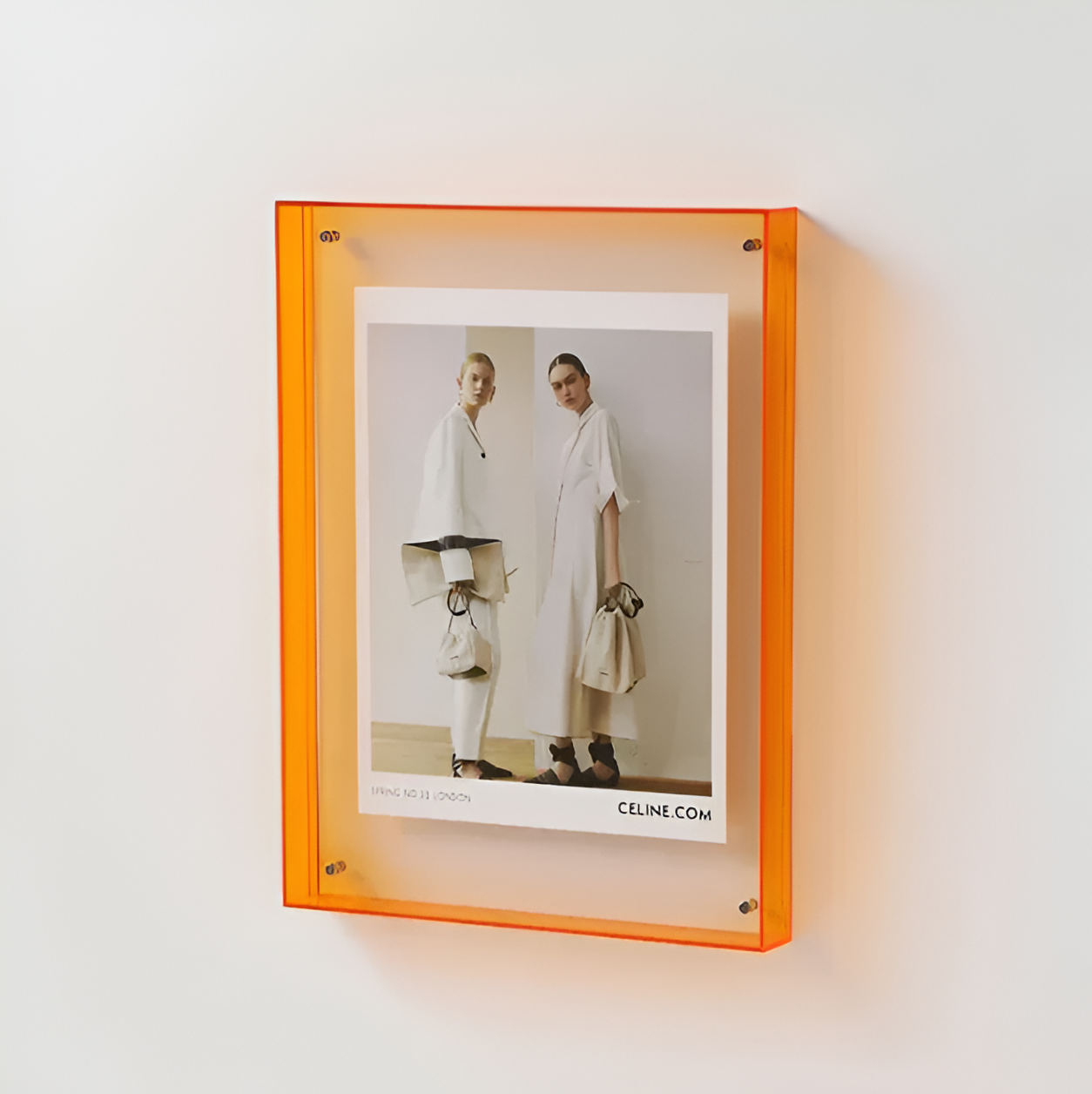 Seravina - Elegante Moderne Minimalistische Acryl-Fotoklammer für Ein Schlichtes Design
