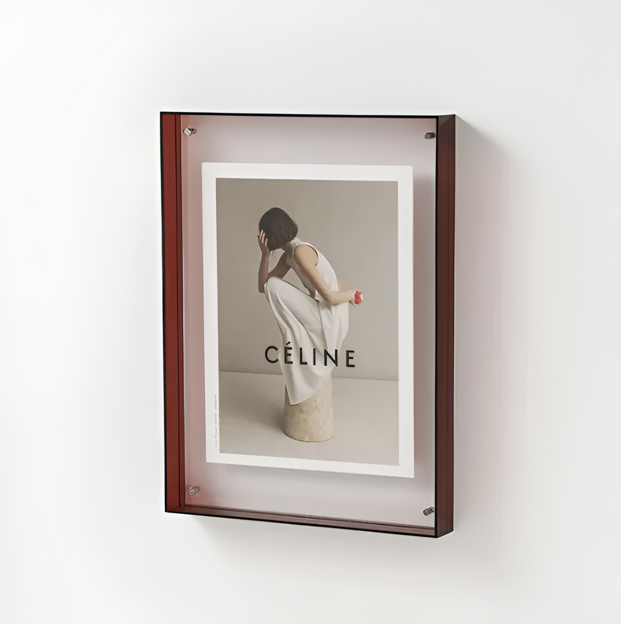 Seravina - Elegante Moderne Minimalistische Acryl-Fotoklammer für Ein Schlichtes Design