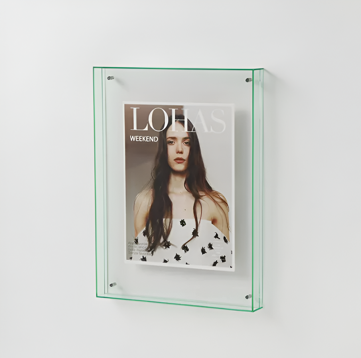 Seravina - Elegante Moderne Minimalistische Acryl-Fotoklammer für Ein Schlichtes Design
