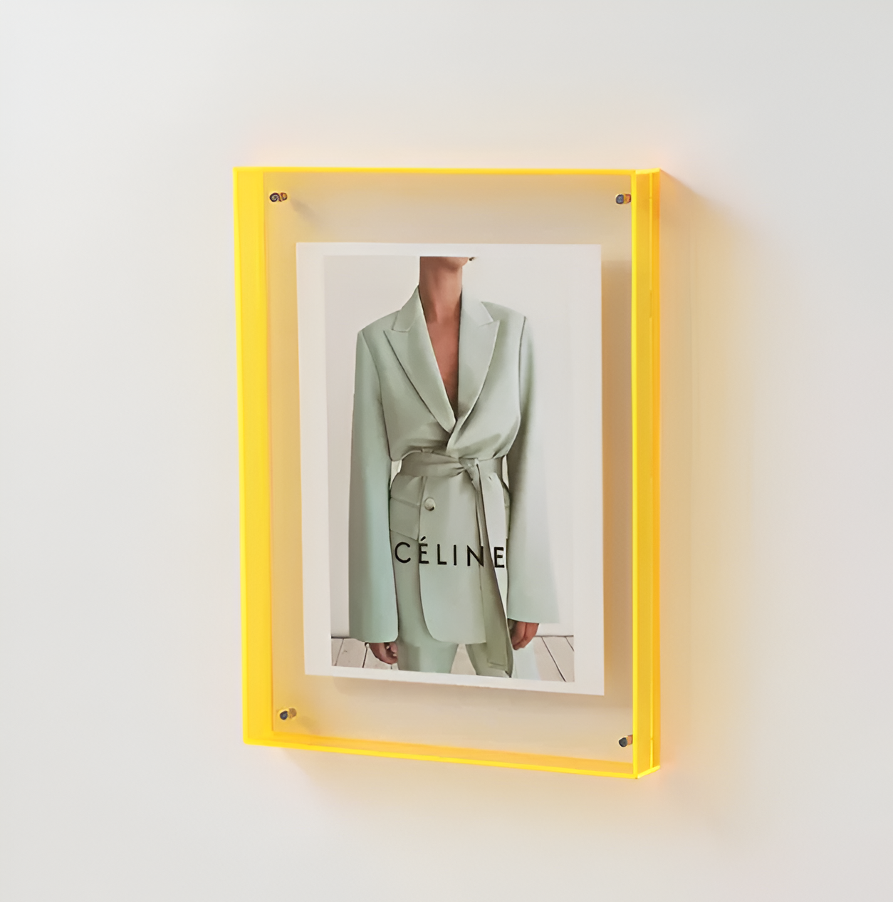 Seravina - Elegante Moderne Minimalistische Acryl-Fotoklammer für Ein Schlichtes Design