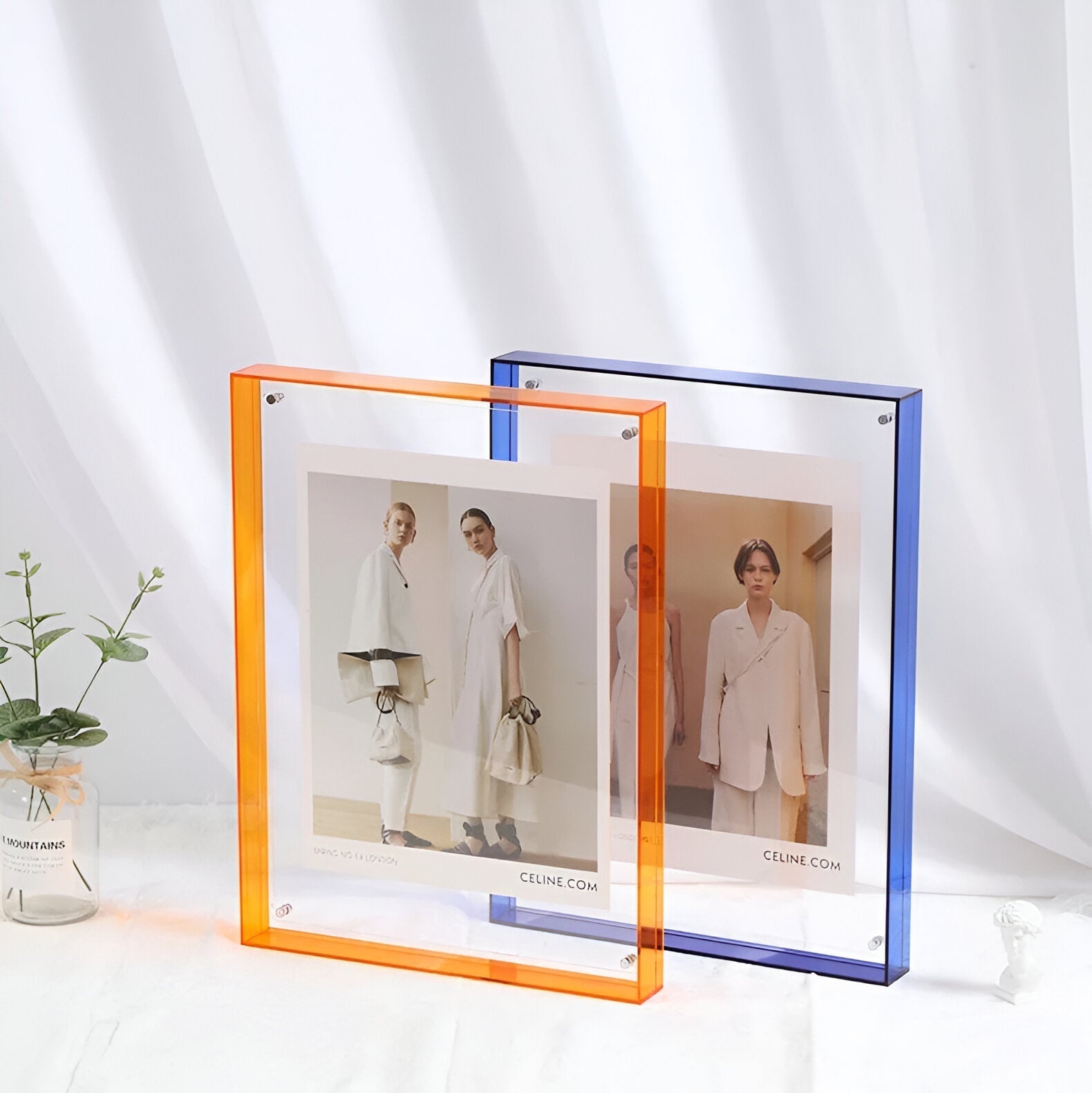 Seravina - Elegante Moderne Minimalistische Acryl-Fotoklammer für Ein Schlichtes Design