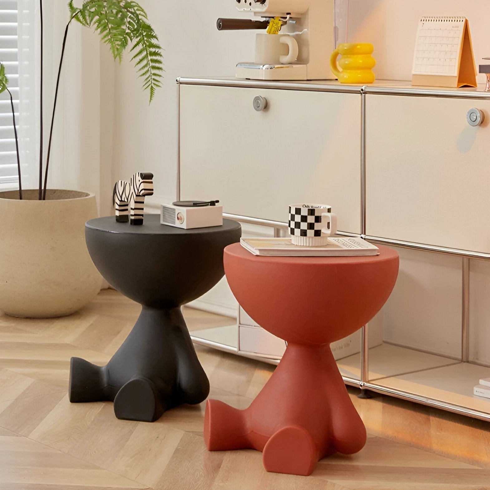 Ylix - Eleganter runder Couchtisch für stilvollen Wohnbereich