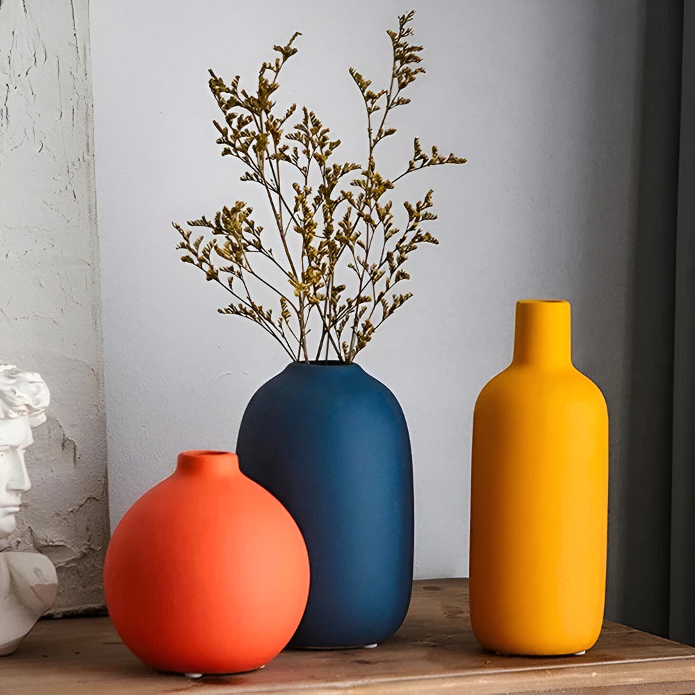 Astraelle - Elegante skandinavische Keramikvase im minimalistischen Stil