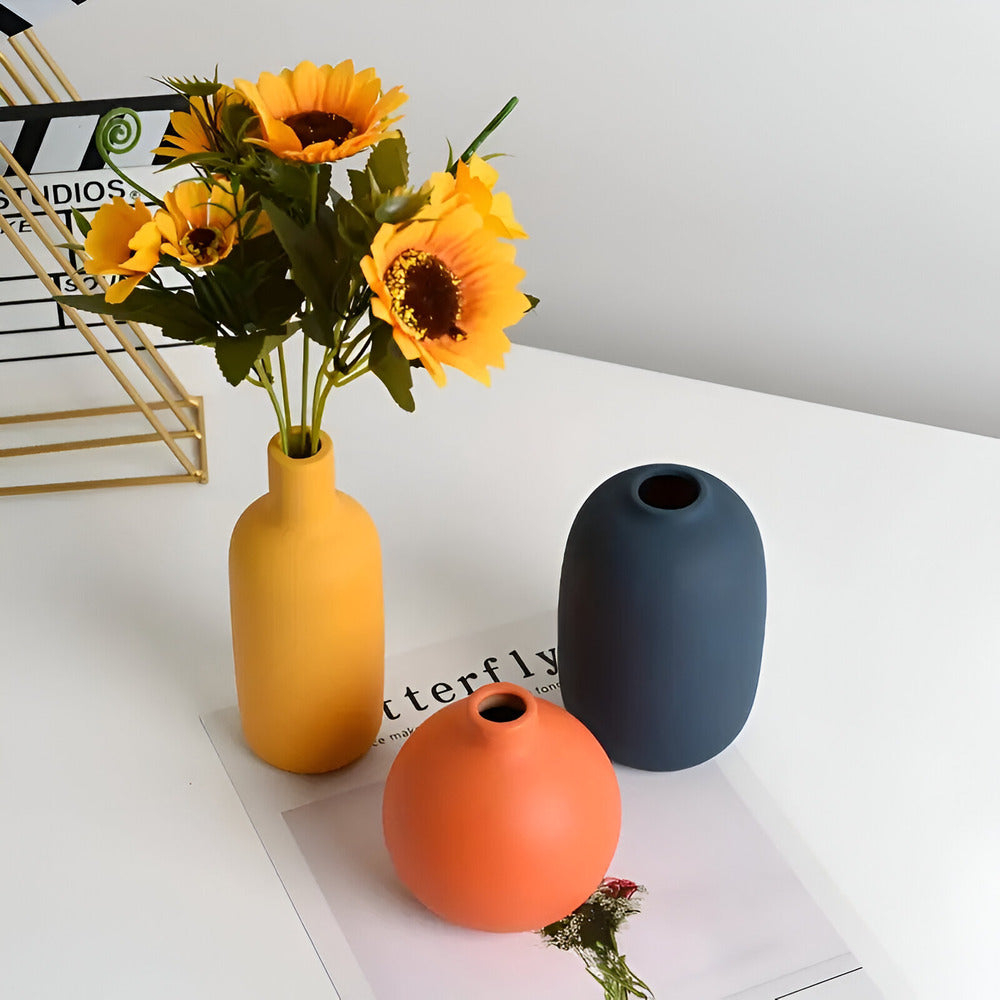 Astraelle - Elegante skandinavische Keramikvase im minimalistischen Stil