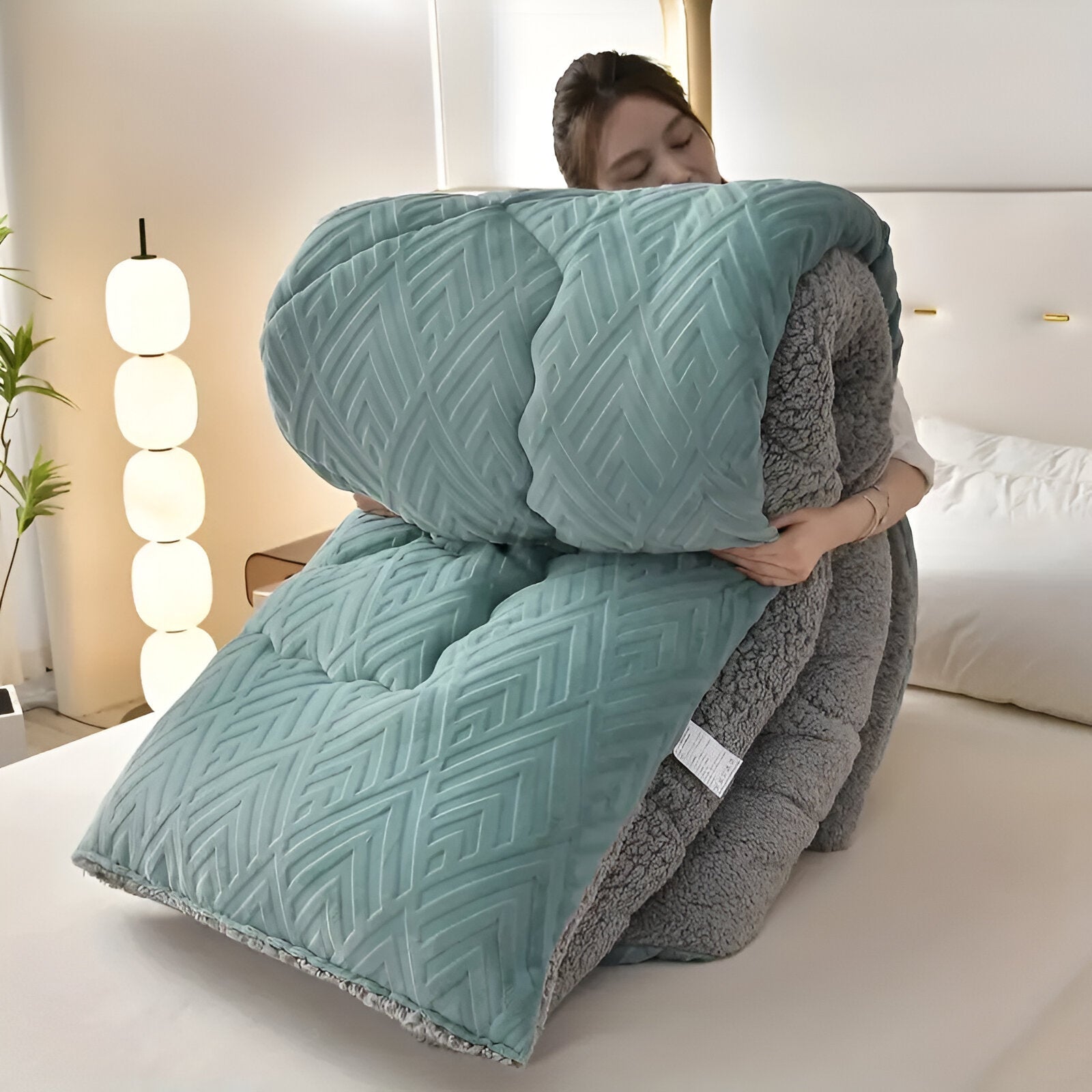 Sylavine - Luxuriöser Vierjahreszeiten-Bettbezug mit fühlbarem Plüschgefühl für ultimativen Komfort - Roborro