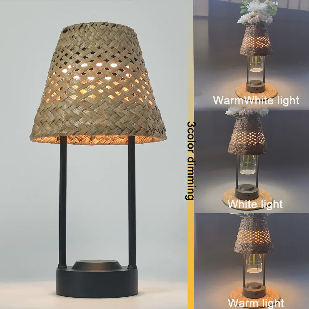 Elegante Touch-Lampe mit kabellosem LED-Licht und 3 Farbtemperatur-Modi