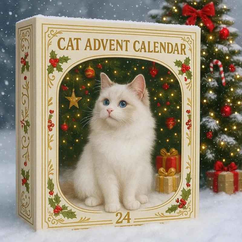 KittyTreat - Lustige Katzenliebhaber Countdown-Kalender mit spannendem Spielzeug