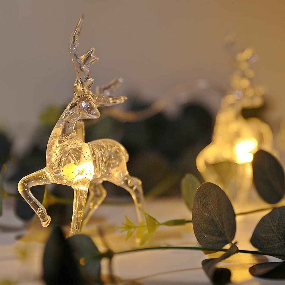 ReindeerGlow 1,5M LED Rentier-Lichterkette – Perfekt für Festliche Freude und Weihnachtsstimmung