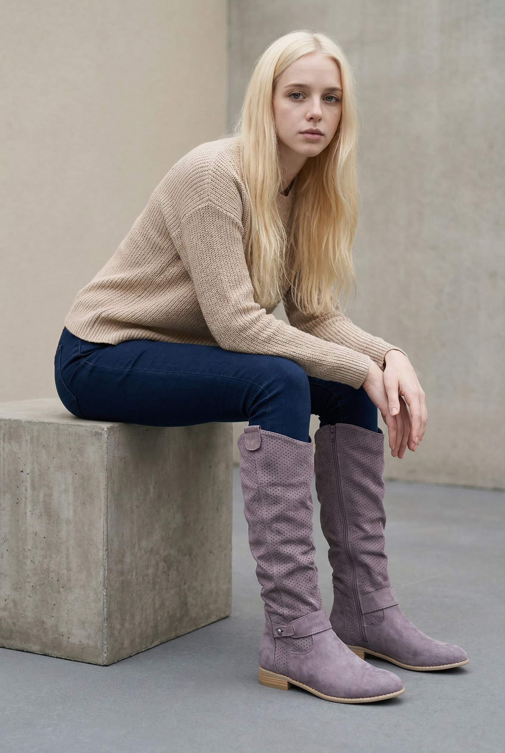 BERNADETH – Elegante kniehohe Stiefel für einen stilvollen Look