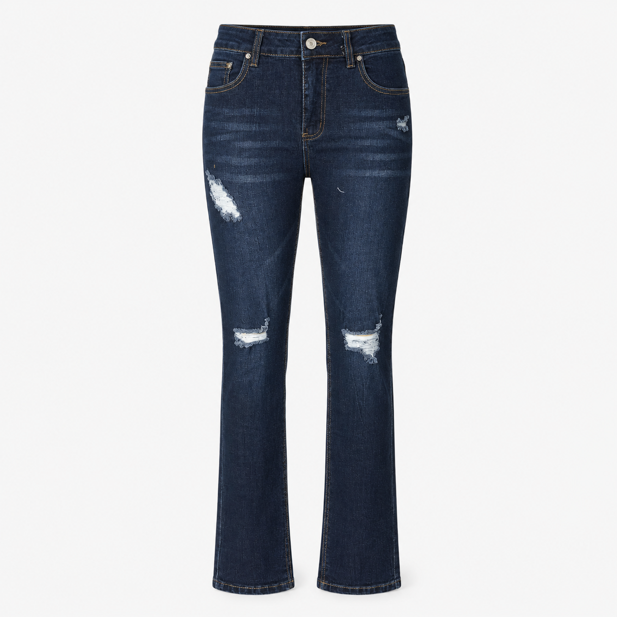 Jasmin Blau Gebleichte Skinny-Jeans für einen Trendigen und Bequemen Look