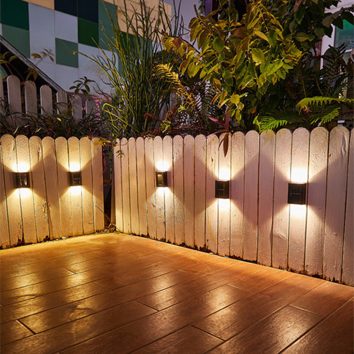 Solarwandleuchten mit LED – Automatische, wasserdichte Gartenbeleuchtung für eine gemütliche Atmosphäre