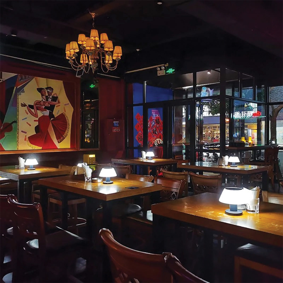 Wasserdichte solarbetriebene LED-Tischlampe IP65 - Umweltfreundliche Beleuchtung mit Solarenergie