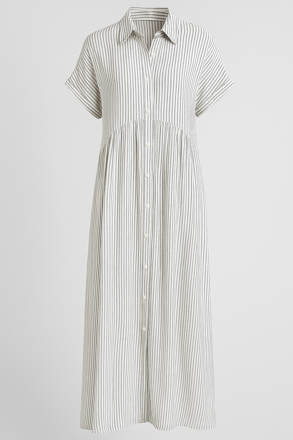 Edles Damen Midikleid mit Praktischen Taschen