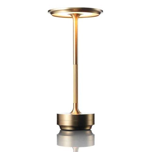 Kabellose Tischlampe Nordic Light wiederaufladbar USB, aus Metall und dimmbar für eine individuelle Atmosphäre