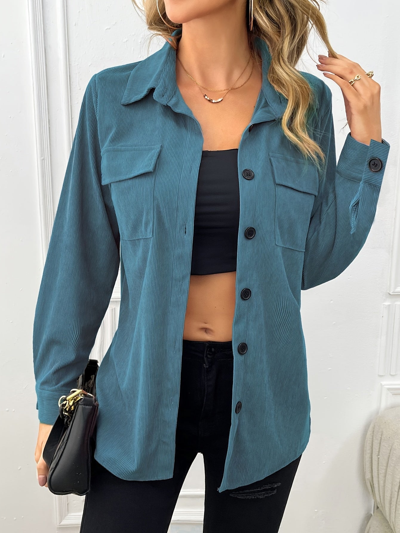 Lässige Reversjacke für Damen 3