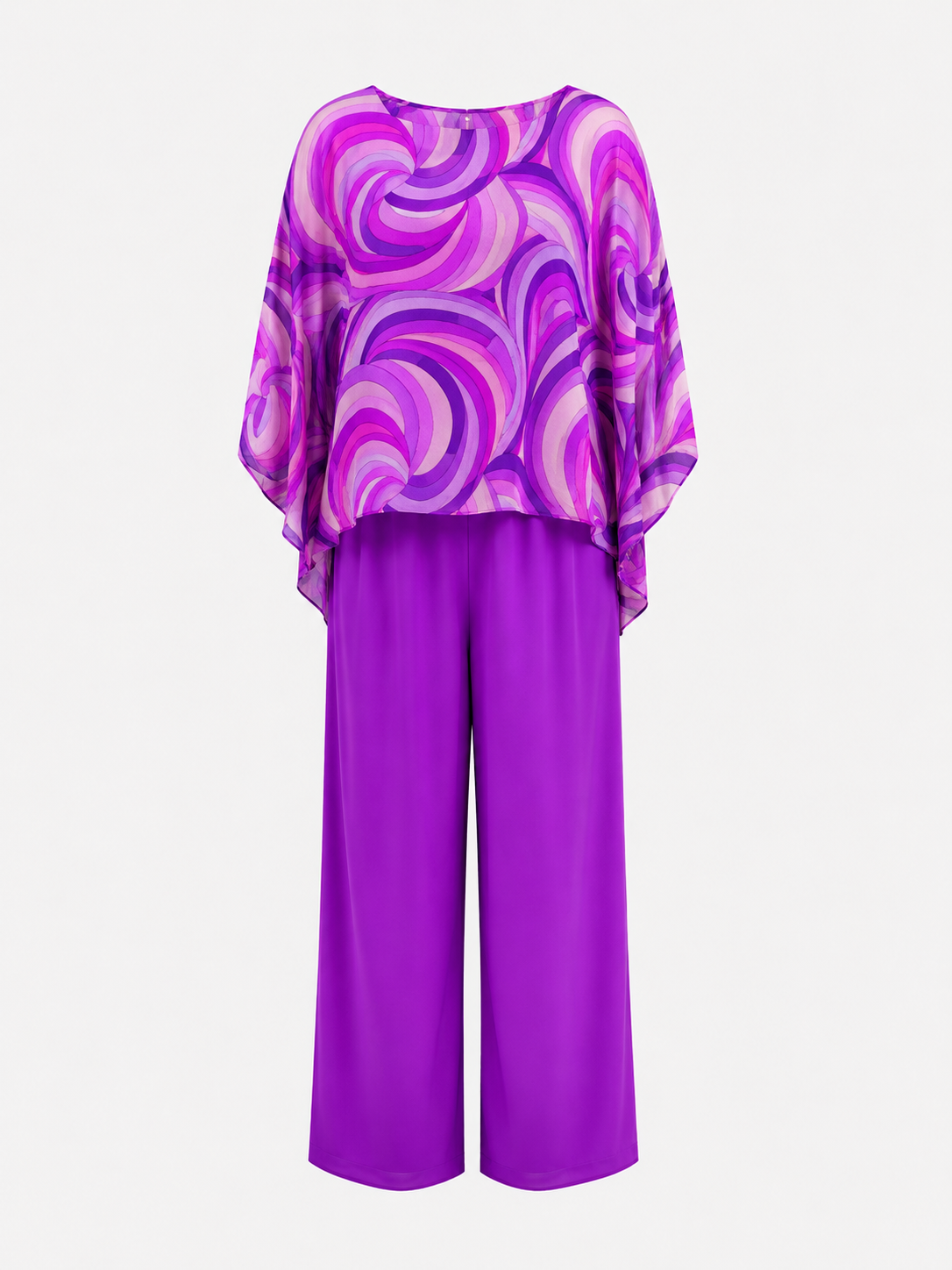 Afslappet chiffon-sæt til en komfortabel stil og elegance