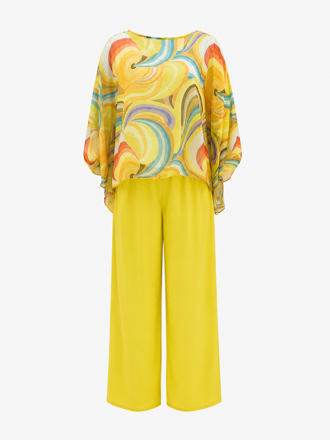 Afslappet chiffon-sæt til en komfortabel stil og elegance