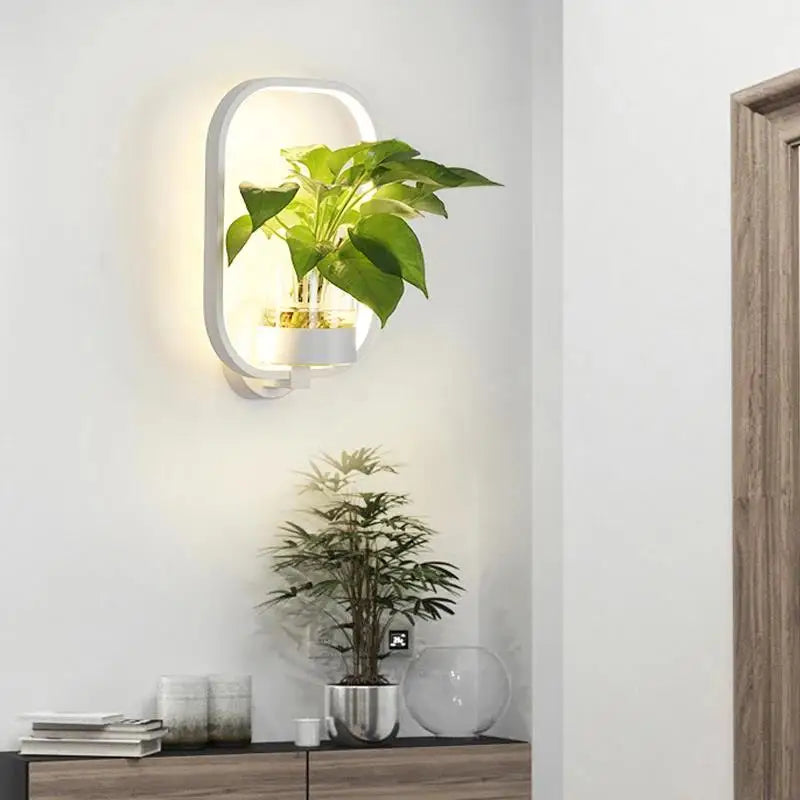 HerbaceousGlow - Leuchtendes Wandbild für eine strahlende Atmosphäre