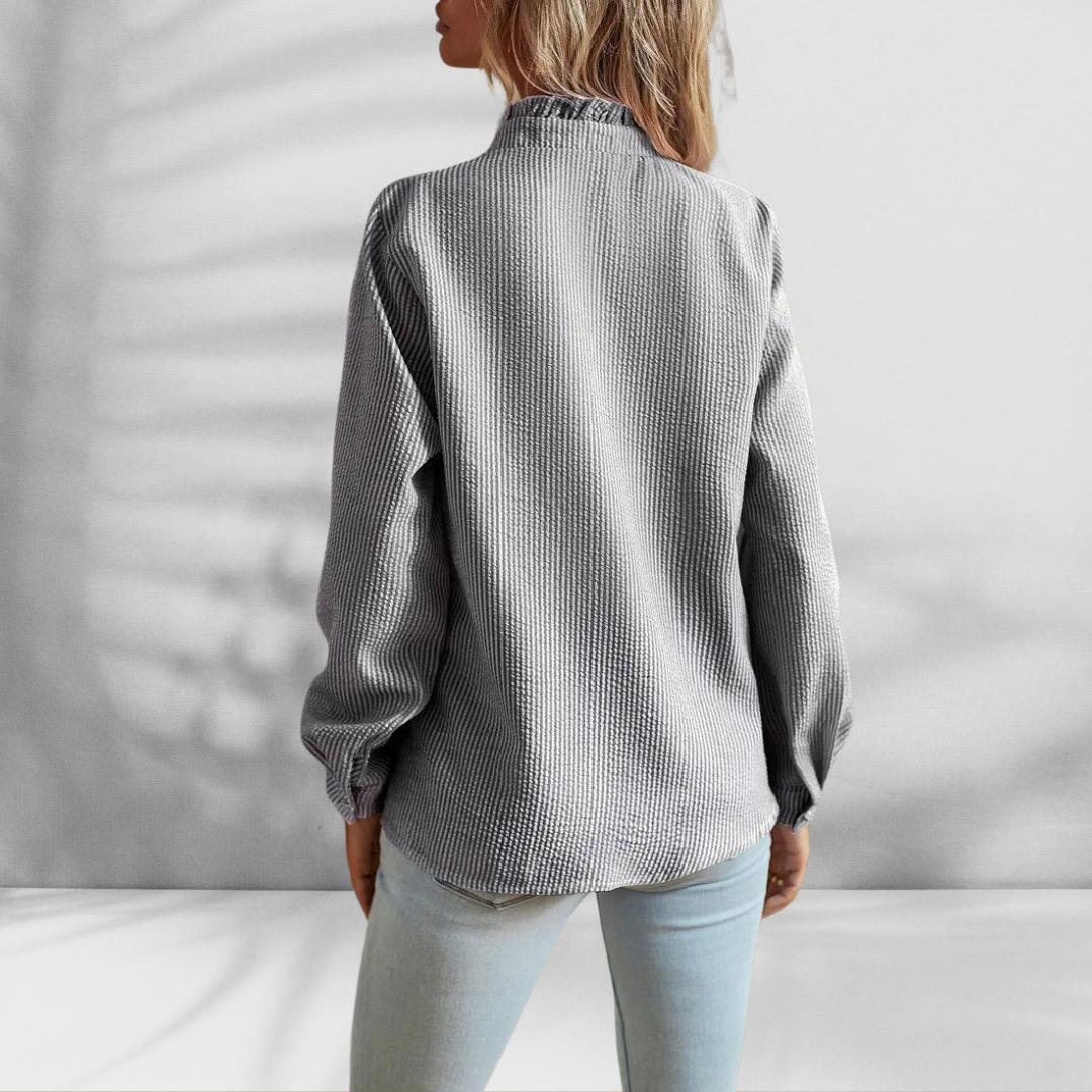 Leichte Bluse mit Rüschen-Detail 3