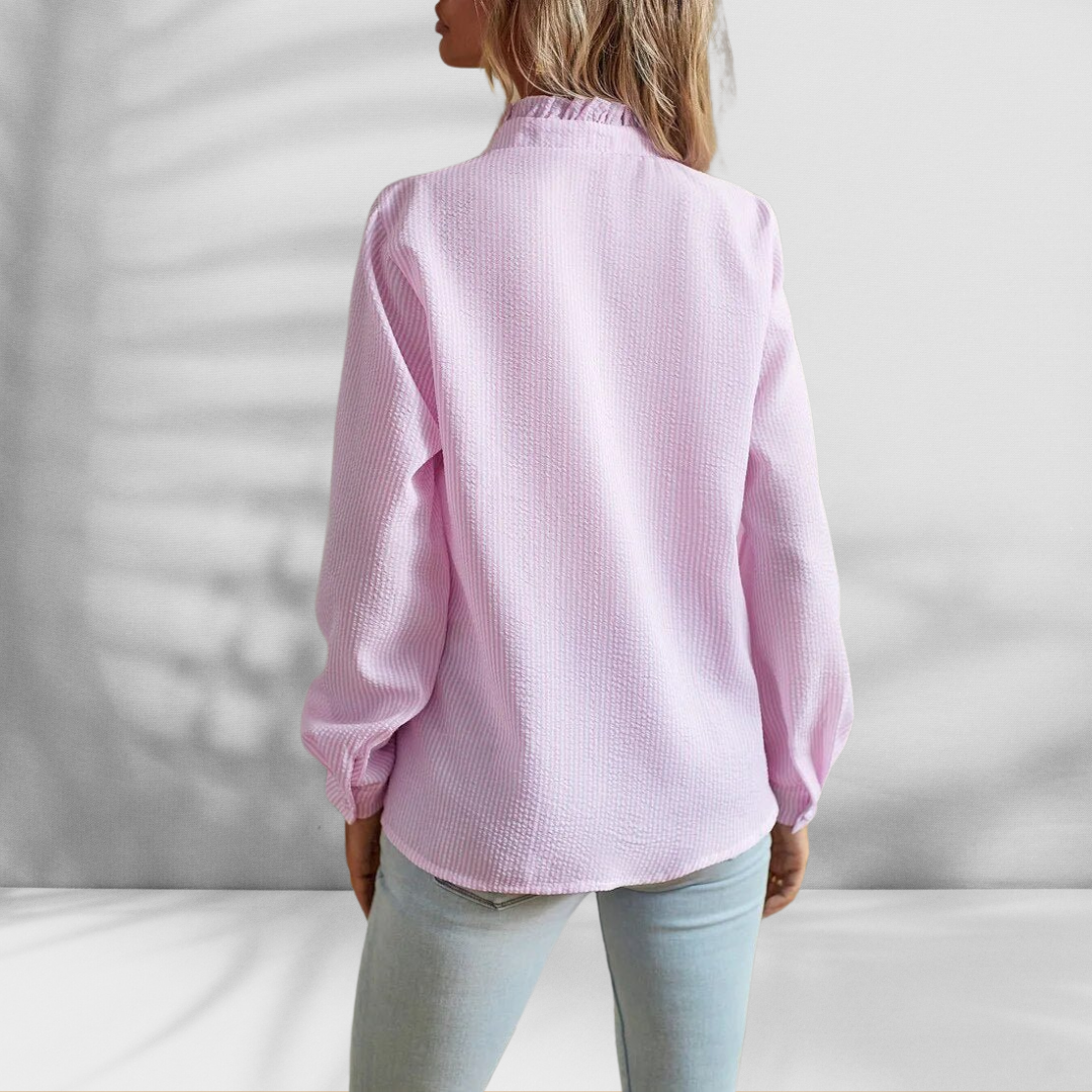 Leichte Bluse mit Rüschen-Detail 5